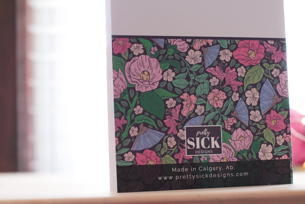 Chronic Illness Support Greeting Card - Pretty Sick Designs