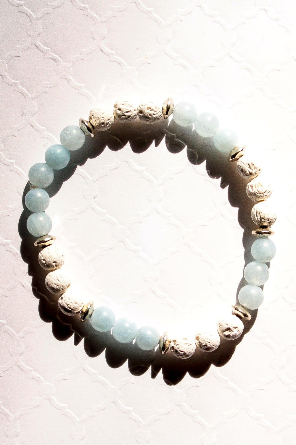 Blue Skies Forever Lava Bead Bracelet - Pretty Sick Designs