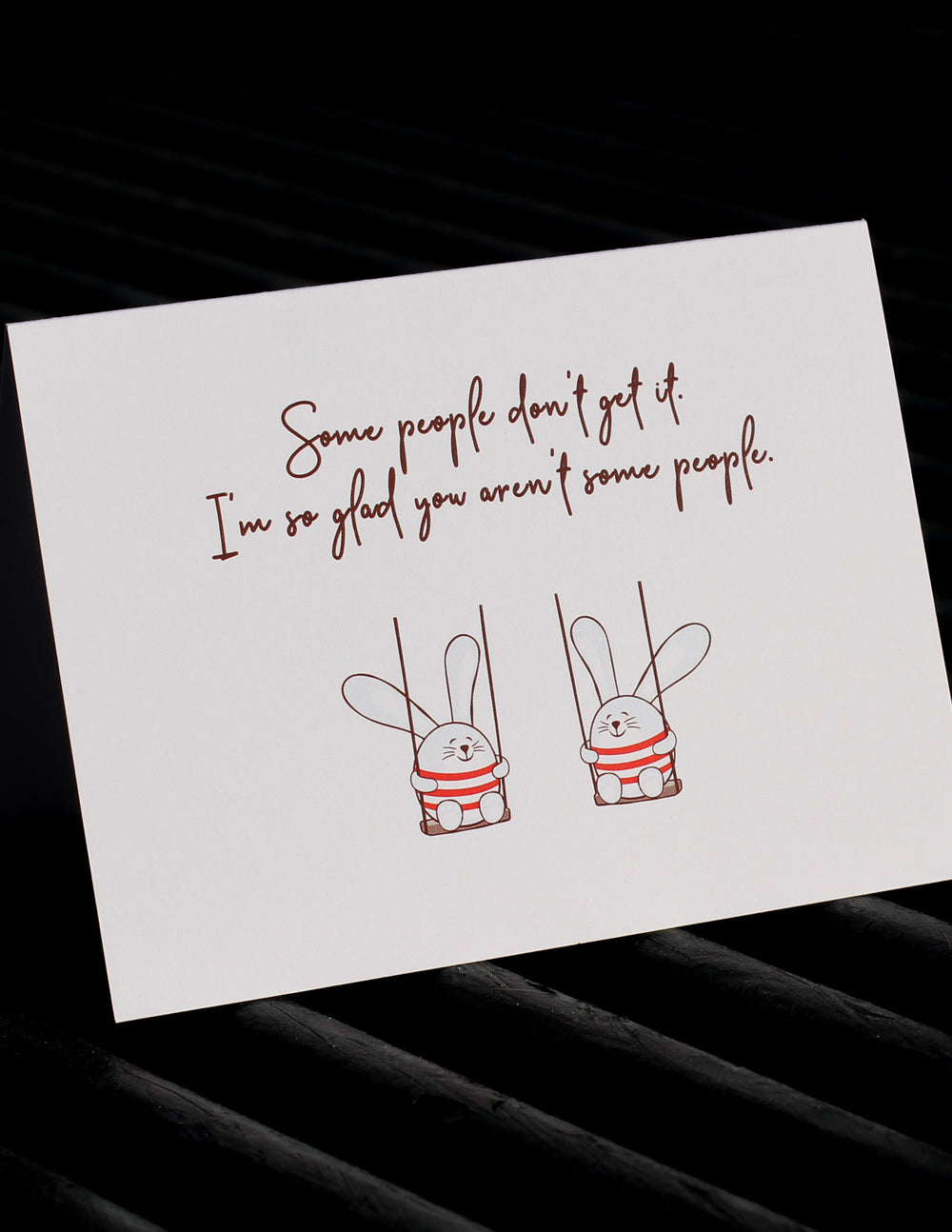 Some People Greeting Card - Pretty Sick Designs
